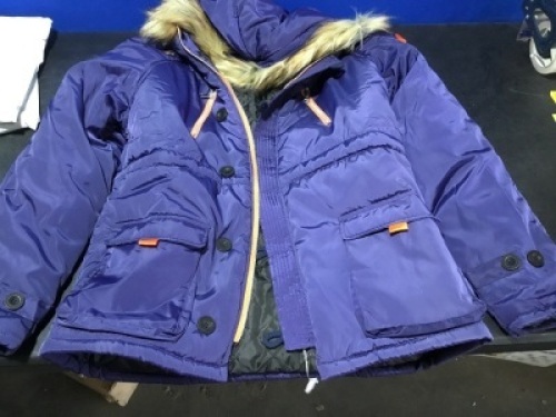 Newbestyle Faux Fur Hooded Parka, Large - Appears New&nbsp;