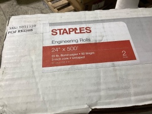 Staples Engineering Rolls 24X500 2 rolls