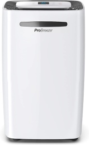 Pro Breeze 50 Pint Dehumidifier - 3,500 4,000 Sq Ft Dehumidifiers for Home Large Room Basements with Humidity Sensor, Auto Shut Off, Continuous Drainage Hose, Removes Moisture, Ideal for Basement