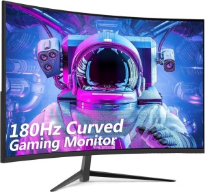 Z-Edge 24-inch Curved Gaming Monitor 180Hz Refresh Rate, 1ms MPRT, FHD 1080 Gaming Monitor, R1650 Curved, UG24 AMD Freesync Premium Display