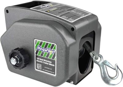 Megaflint 12V Dual Direction Electric Trailer Winch 