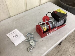 VEVOR Electric Hoist 1800LBS With Wireless Remote Control & Single/Double Slings 110V - Electrical Box Broken