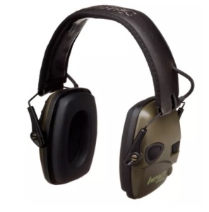 Howard Leight Impact Sport Electronic Earmuffs, OD Green - E-Commerce Return