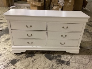 6 Drawer Chest with cosmetic  damage 