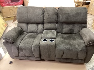 Grey recliner sofa