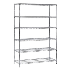 Muscle Rack Steel Shelving Unit, 6 Shelf, 48" Width, 72" Height, 18" Depth. NEW