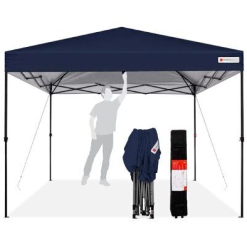 One-Person Setup Instant Pop Up Canopy w/ Wheeled Bag - 10x10ft&nbsp;