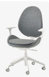 IKEA Hattefjall Swivel Chair Gunnared Medium Gray 403.413.37