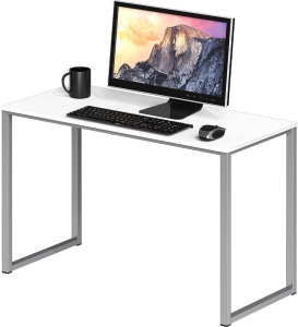 SHW Home Office 32-Inch Computer Desk, White