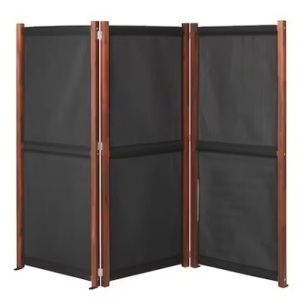 Slatto Privacy screen, outdoor, black/brown stained, 66" x 74" $139.00