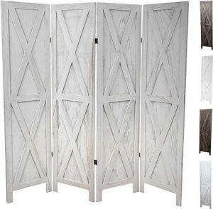 Premium Home Rustic Barnwood Room Divider 72" x 67" 