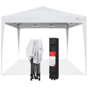 Outdoor Portable Pop Up Canopy Tent w/ Carrying Case, 10x10ft - Rip in Case