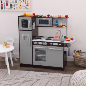 KidKraft Uptown Wooden 30-Piece Play Kitchen for Kids40.80 x 16.87 x 38.97 Inches 