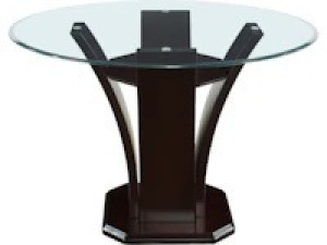 Homelegance Casual Dining 54rd Clear Bevel Glass G54RD at Anna's Home Furnishings  all accessories not included