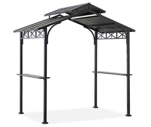 5' x 8' Grand Teton Black Small Space Hard-Top Gazebo