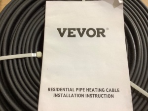 vevor residential pipe heating cable