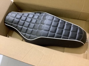 Motorcycle Seat cut in seat