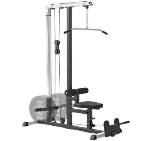 LAT Pull Down Machine Low Row Cable Fitness Exercise For Body Strength Training
