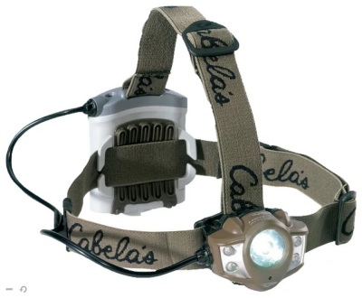 Alaskan Guide XP Green Headlamp Coyote Tan - Appears New 