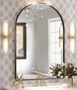 Brightify Arched Mirror, 30 x 40 Inch 