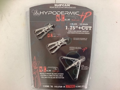 Rage Hypodermic NC Expandable Rear Deploying Broadheads - E-Commerce Return