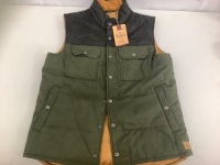 RedHead Washed Canvas Insulated Vest, Medium -&nbsp;New with Damage, Missing a Snap