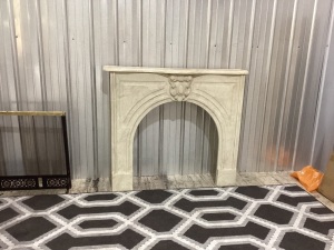 Vintage Marble Fireplace 50inW X 47inT Excellent Condition