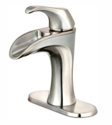 Brea 4 in. Centerset Single-Handle Bathroom Faucet in Brushed Nickel - New/Unopened