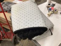 Black Shag Rug, Unknown Size&nbsp;