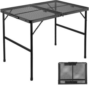 Odoland Portable Ultralight Aluminum Folding Camp Table 3' 