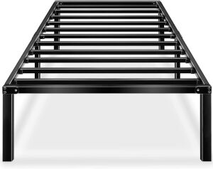 HAAGEEP 18 Inch Metal Platform Twin Bed Frame 