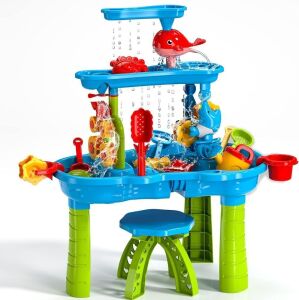 TEMI 3-Tier Sand and Water Play Table for Toddlers 