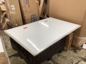 Maxtek Foldable Magnetic White Board, 40" x 60" - Dented on Back