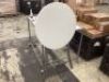 Bar Height Folding Table Indoor Outdoor Accessory w/ Thick Table Top - 32in&nbsp;