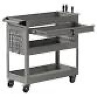 RaDEWAY 30-in 1-Drawer Shelf Utility Cart&nbsp;