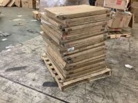 Lot of (19) Fireplace Screens, Multiple Sizes/Styles, Mostly New