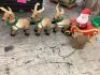 Lighted Inflatable Santa Claus & Reindeer Christmas Decoration - 9ft&nbsp;