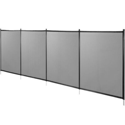 VEVOR Black Mesh Pool Fence for Inground Pools, 4' x 72'&nbsp;