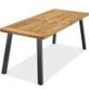 6-Person Indoor Outdoor Acacia Wood Dining Table&nbsp;