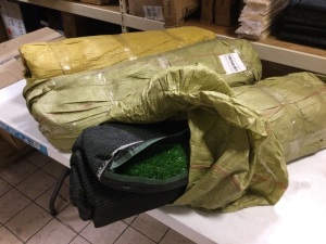 (3) Rolls of Artificial Grass. Unknown Size. New