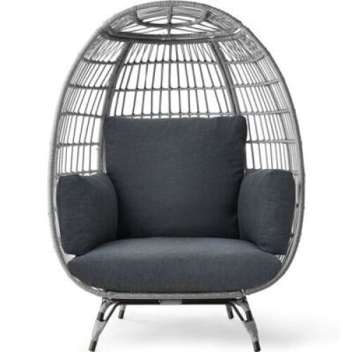 Wicker Egg Chair Oversized Indoor Outdoor Patio Lounger&nbsp;