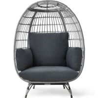 Wicker Egg Chair Oversized Indoor Outdoor Patio Lounger&nbsp;