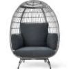 Wicker Egg Chair Oversized Indoor Outdoor Patio Lounger&nbsp;
