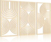 BINCUE 3 Panel Hollow Wood Wall Art&nbsp;