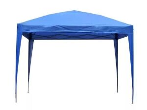 10 ft. x 10 ft. Outdoor Straight Leg Blue Pop Up Canopy