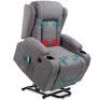 Electric Power Lift Recliner Massage Chair w/ Heat, USB Port, Cupholders&nbsp;