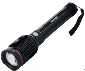 iProtec PRO5000RCLIGHT 5,000-Lumen Rechargeable Flashlight and Power Bank - E-Commerce Return, Tested/Works