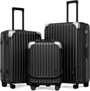 LEVEL8 Grace 3 Piece Hardshell Luggage Set