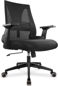 CAPOT Big and Tall Ergonomic Office Chair Breathable Mesh with Adjustable Lumbar Support, 400lbs Capacity