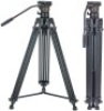 Cayer BV30L 72" Professional Heavy Duty Aluminum Twin Tube Tripod, K3 Fluid Head, Mid-Level Spreader, Max Loading 13.2 LB, DSLR Camcorder - Appears New&nbsp;